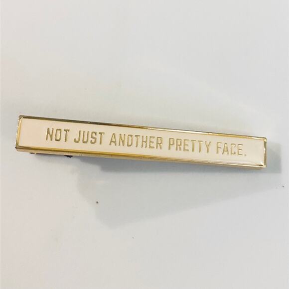 Easy, Tiger Tie Bar “NOT JUST ANOTHER PRETTY FACE” - Picture 2 of 3